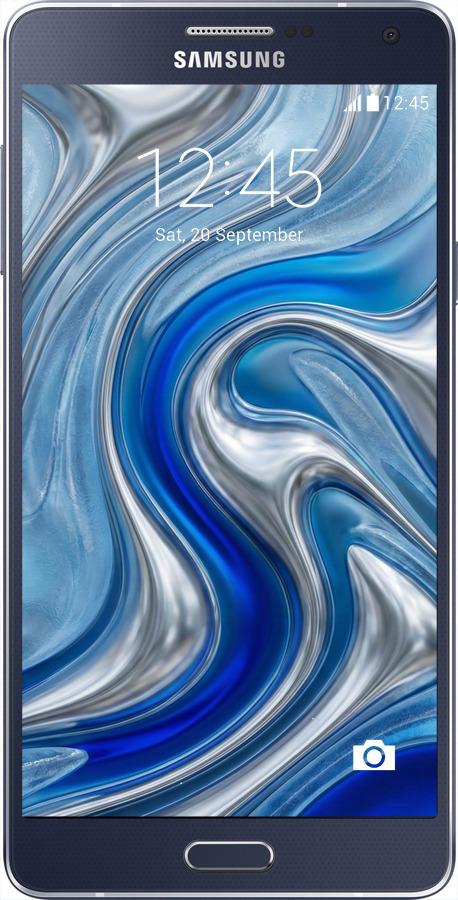 Силіконовий чехол Liquid Chrome для Samsung Galaxy A7 A700H - 6781u-117 изображение 