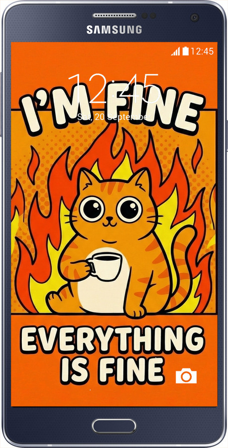 Силіконовий чехол Funny Cat для Samsung Galaxy A7 A700H - 6786u-117 изображение 