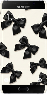 3D пластиковый матовый чехол Dark Coquette для Samsung Galaxy A7 (2016) A710F - 6765m-121 изображение 