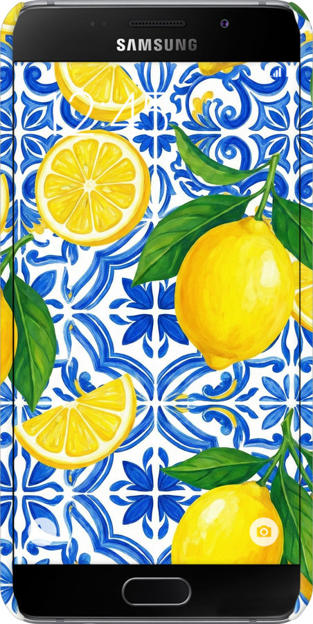 3D пластиковий глянцевий чехол Grocery Girl Italian Summer для Samsung Galaxy A7 (2016) A710F - 6766c-121 изображение 