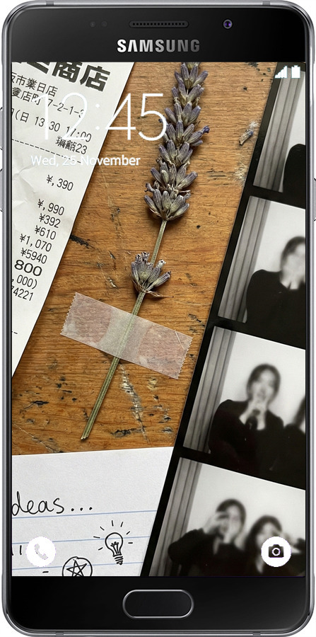 2D пластиковый чехол Aesthetic Scrapbook Collage для Samsung Galaxy A7 (2016) A710F - 6773t-121 изображение 