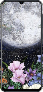 3D пластиковый матовый чехол Полночь в саду для Samsung Galaxy A70 2019 A705F - 6259m-1675 изображение 