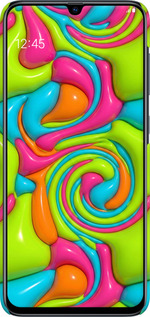 3D пластиковый матовый чехол Y2K Jelly Dream для Samsung Galaxy A70 2019 A705F - 6780m-1675 изображение 