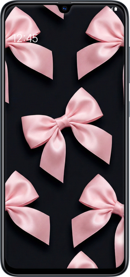 2D пластиковый чехол Coquette Ribbons Dark Coquette для Samsung Galaxy A70 2019 A705F - 6767t-1675 изображение 