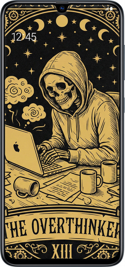 Силиконовый чехол The Overthinker для Samsung Galaxy A70 2019 A705F - 6774u-1675 изображение 