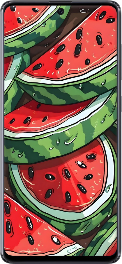 TPU чехол Кавун для Samsung Galaxy A71 2020 A715F - 6315b-1826 изображение 