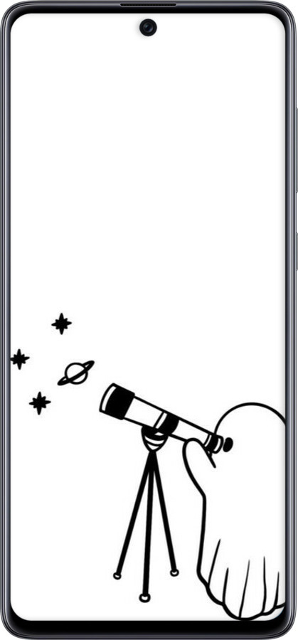 TPU чехол Привидение астроном для Samsung Galaxy A71 2020 A715F - 6444b-1826 изображение 