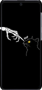 3D пластиковый матовый чехол Кошка для Samsung Galaxy A71 2020 A715F - 6505m-1826 изображение 