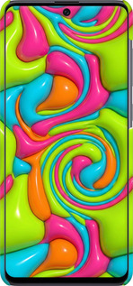 3D пластиковый матовый чехол Y2K Jelly Dream для Samsung Galaxy A71 2020 A715F - 6780m-1826 изображение 