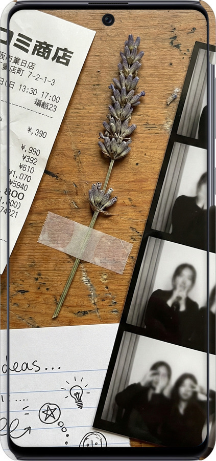 3D пластиковый матовый чехол Aesthetic Scrapbook Collage для Samsung Galaxy A71 2020 A715F - 6773m-1826 изображение 