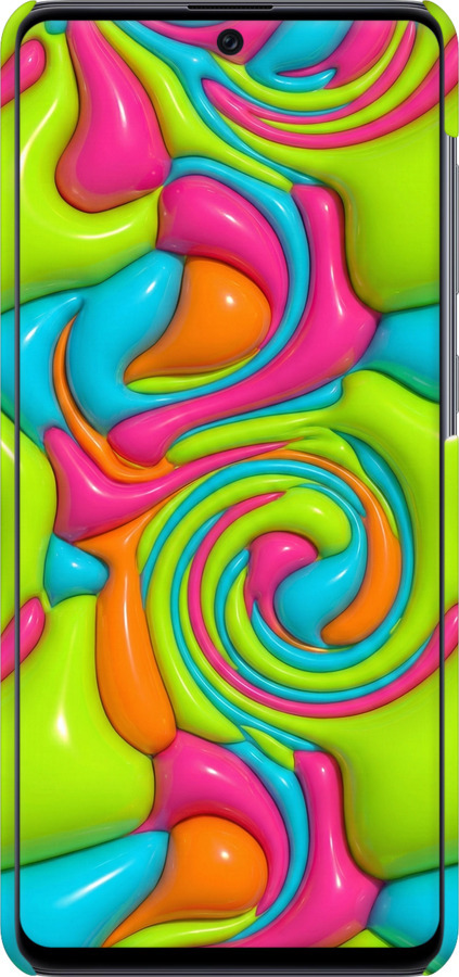 3D пластиковый матовый чехол Y2K Jelly Dream для Samsung Galaxy A71 2020 A715F - 6780m-1826 изображение 