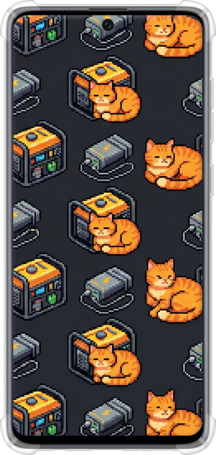 Силикон с усиленными углами чехол Autonomous Zone для Samsung Galaxy A71 2020 A715F - 6771sp-1826 изображение 