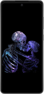 TPU чехол С изображением скелета для Samsung Galaxy A72 A725F - 6537b-2247 изображение 
