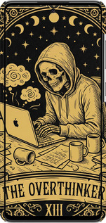 3D пластиковый матовый чехол The Overthinker для Samsung Galaxy A72 A725F - 6774m-2247 изображение 