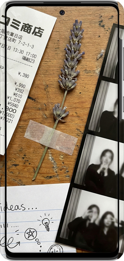 3D пластиковый матовый чехол Aesthetic Scrapbook Collage для Samsung Galaxy A72 A725F - 6773m-2247 изображение 