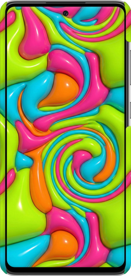 3D пластиковый матовый чехол Y2K Jelly Dream для Samsung Galaxy A72 A725F - 6780m-2247 изображение 