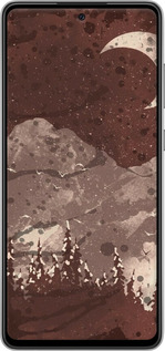 2D пластиковый чехол С изображением лунного пейзажа в ночном лесу для Samsung Galaxy A72 A725F - 6546t-2247 изображение 