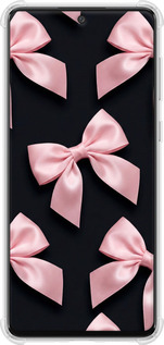 Силикон с усиленными углами чехол Coquette Ribbons Dark Coquette для Samsung Galaxy A73 A736B - 6767sp-2586 изображение 