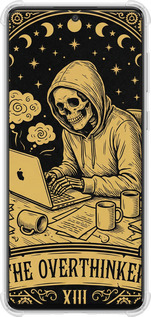 Силикон с усиленными углами чехол The Overthinker для Samsung Galaxy A73 A736B - 6774sp-2586 изображение 