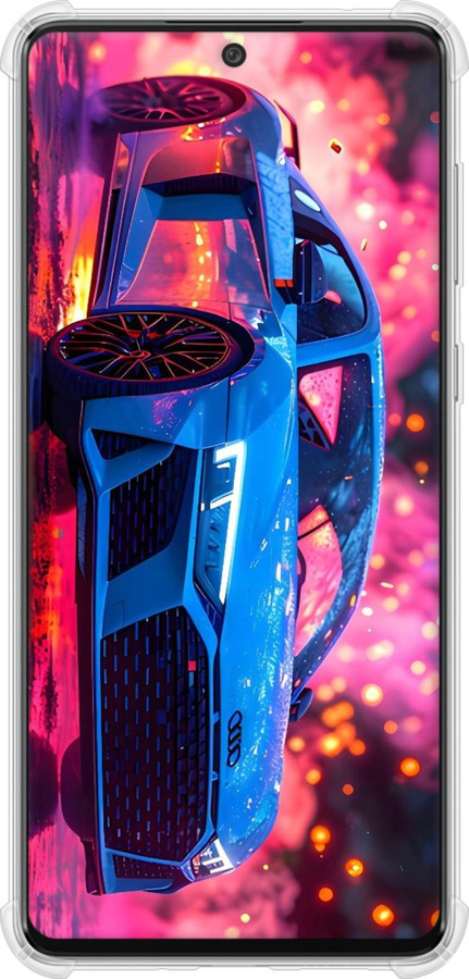 Силіконовий протиударний с посиленими кутами чехол Ауди для Samsung Galaxy A73 A736B - 6286sp-2586 изображение 