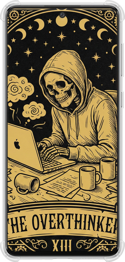 Силикон с усиленными углами чехол The Overthinker для Samsung Galaxy A73 A736B - 6774sp-2586 изображение 