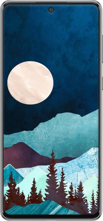 Силіконовий чехол Гірська ідилія нічний краєвид для Samsung Galaxy A73 A736B - 6488u-2586 изображение 