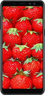 TPU чехол Клубника для Samsung Galaxy A8 2018 A530F - 6020b-1344 изображение 