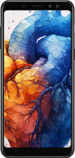 TPU чехол Арт-сердце для Samsung Galaxy A8 2018 A530F - 6034b-1344 изображение 