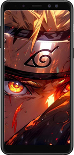 TPU чехол Наруто для Samsung Galaxy A8 2018 A530F - 6277b-1344 изображение 