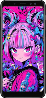 TPU чехол Аніме мілаха для Samsung Galaxy A8 2018 A530F - 6314b-1344 изображение 