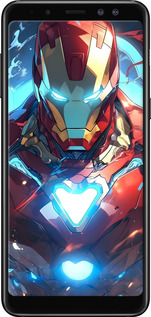 TPU чехол Железный человек для Samsung Galaxy A8 2018 A530F - 6372b-1344 изображение 