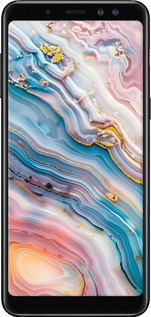 TPU чехол Мрамор красивый для Samsung Galaxy A8 2018 A530F - 6376b-1344 изображение 
