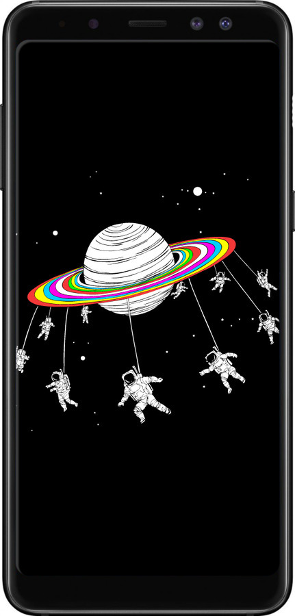 TPU чехол Місячна карусель для Samsung Galaxy A8 2018 A530F - 4136b-1344 изображение 