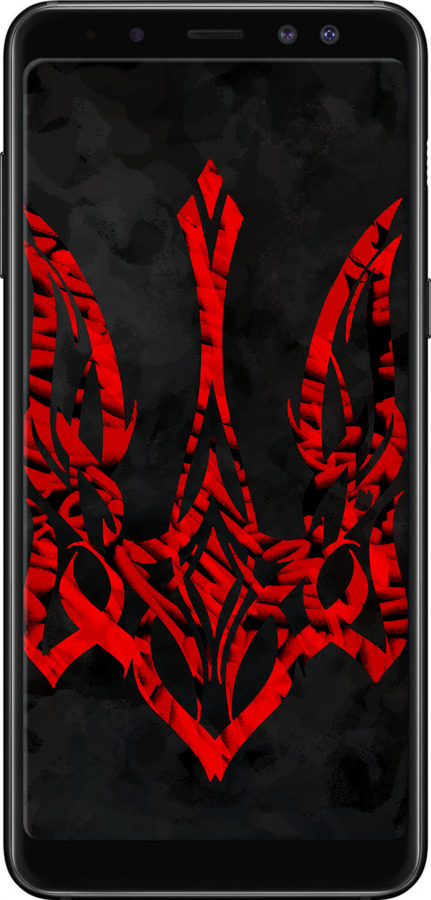 TPU чехол Герб Украины v4 для Samsung Galaxy A8 2018 A530F - 5319b-1344 изображение 