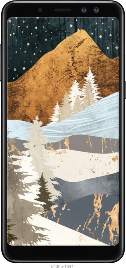 TPU чехол № 5430 для Samsung Galaxy A8 2018 A530F - 5430b-1344 изображение 