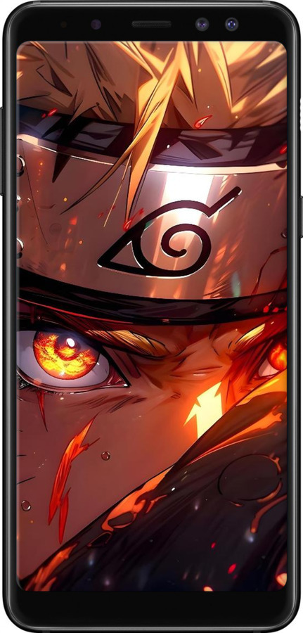 TPU чехол Наруто для Samsung Galaxy A8 2018 A530F - 6277b-1344 изображение 