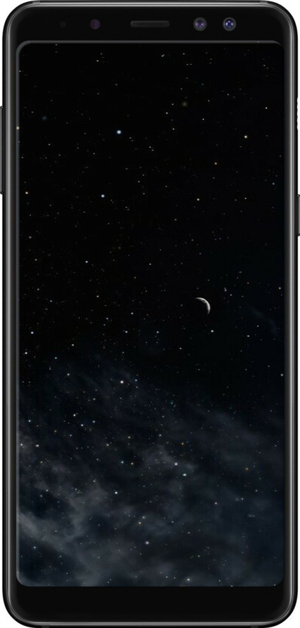 TPU чехол Ночное небо для Samsung Galaxy A8 2018 A530F - 6451b-1344 изображение 