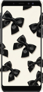 3D пластиковый матовый чехол Dark Coquette для Samsung Galaxy A8 2018 A530F - 6765m-1344 изображение 