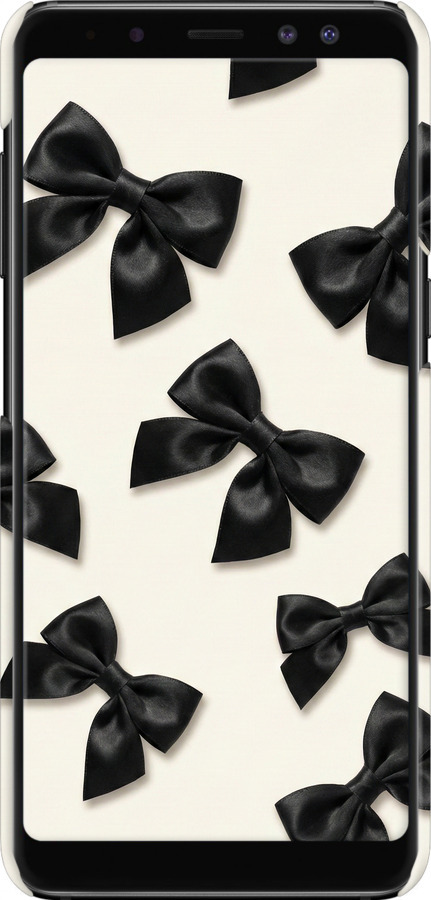 3D пластиковый матовый чехол Dark Coquette для Samsung Galaxy A8 2018 A530F - 6765m-1344 изображение 