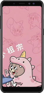 2D пластиковый чехол Том и джерри 2 для Samsung Galaxy A8 2018 A530F - 6359t-1344 изображение 