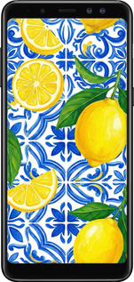 Силиконовый чехол Grocery Girl Italian Summer для Samsung Galaxy A8 2018 A530F - 6766u-1344 изображение 