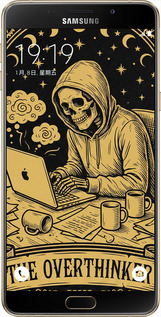 Силіконовий чехол The Overthinker для Samsung Galaxy A8 A8000 - 6774u-135 изображение 