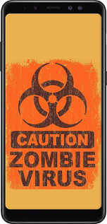 TPU чехол Biohazard 1 для Samsung Galaxy A8 Plus 2018 A730F - 4817b-1345 изображение 