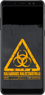 TPU чехол biohazard 28 для Samsung Galaxy A8 Plus 2018 A730F - 4846b-1345 изображение 