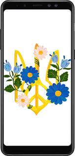 TPU чехол Герб v3 для Samsung Galaxy A8 Plus 2018 A730F - 5265b-1345 изображение 