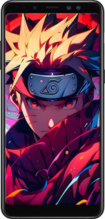 TPU чехол Наруто для Samsung Galaxy A8 Plus 2018 A730F - 6274b-1345 изображение 