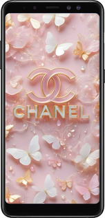 TPU чехол Шанель для Samsung Galaxy A8 Plus 2018 A730F - 6366b-1345 изображение 