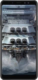 TPU чехол Линкор, world of tanks, wargaming, военный корабль для Samsung Galaxy A8 Plus 2018 A730F - 6453b-1345 изображение 
