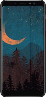 TPU чехол Звездный лес для Samsung Galaxy A8 Plus 2018 A730F - 6480b-1345 изображение 