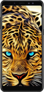 TPU чехол Леопард для Samsung Galaxy A8 Plus 2018 A730F - 6611b-1345 изображение 